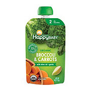 Happy Baby Organics Stage 2 Pouch - Broccoli & Carrots