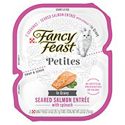 Fancy Feast Purina Fancy Feast Gourmet Gravy Wet Cat Food, Petites Seared Salmon With Spinach Entree
