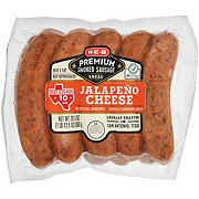 H-E-B Premium Smoked Sausage Links - Jalapeno Cheese - Texas-Size Pack