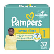 Pampers Swaddlers Baby Diapers - Size 1