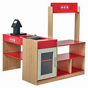 H-E-B Beyond Imagination! Wood Grocery Checkout Stand