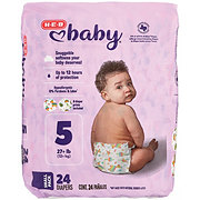 H-E-B Baby Small Pack Diapers - Size 5
