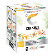Celsius Sparkling Tropical Vibe Energy Drink, 12 oz