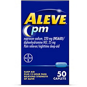 Aleve PM Pain Reliever Nighttime Sleep-Aid 220mg Caplets