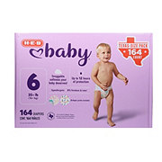 H-E-B Baby Diapers - Size 6 - Texas-Size Pack