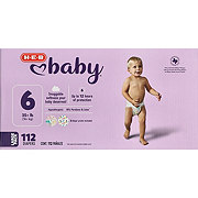 H-E-B Baby Value Pack Diapers - Size 6