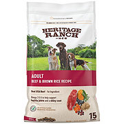 Heritage Ranch by H-E-B Adult Dry Dog Food - Salmon & Brown Rice