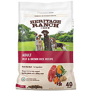 Heritage Ranch by H-E-B Adult Dry Dog Food - Beef & Brown Rice