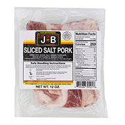 J BAR B FOODS Sliced Salt Pork