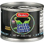 Dunbars Diced Green Chiles