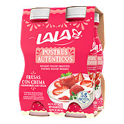 LALA Wild Strawberry Yogurt Smoothie 7 oz Bottles - Shop Yogurt at H-E-B