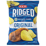 H-E-B Ridged Potato Chips - Original