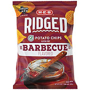 H-E-B Ridged Potato Chips - Barbecue