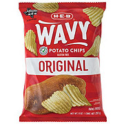 H-E-B Wavy Potato Chips - Original