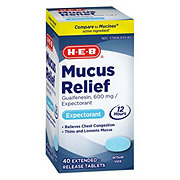 H-E-B Mucus Relief Expectorant Extended-Release Tablets