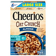 General Mills Cheerios Oat Crunch Almond Cereal Large Size