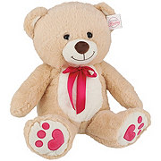 Destination Holiday Teddy Bear Valentine's Plush - Tan