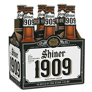 Shiner 1909 Heritage Lager Beer 6 pk Bottles 