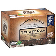 Independence Coffee Tex-a De Olla Medium Roast Single Serve Coffee Cups