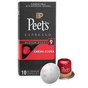 Peet's Coffee Crema Scura Medium Roast Espresso Capsules