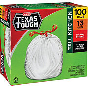 H-E-B Texas Tough Tall Kitchen Flex Trash Bags, 13 Gallon - Lavender Scent  - Shop Trash Bags at H-E-B