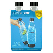 SodaStream Dishwasher Safe Carbonating Bottles - Black, 2 Pk