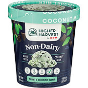 Higher Harvest by H-E-B Non-Dairy Frozen Dessert - Minty Choco Chip