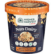 Higher Harvest by H-E-B Non-Dairy Frozen Dessert - Smooth Peanut Butter & Chocolate