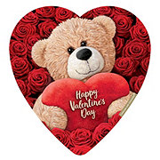 Elmer's Assorted Chocolates Teddy Bear Valentine's Heart Gift Box