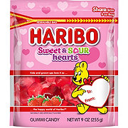 Haribo Sweet & Sour Gummy Hearts Valentine's Candy - Share Size