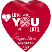 Russell Stover Assorted Chocolates Valentine Love Ya Heart Shape Gift Box, Assorted