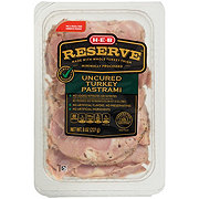 H-E-B Reserve Uncured Turkey Pastrami Lunch Meat