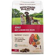 Heritage Ranch by H-E-B Adult Dry Dog Food - Beef & Brown Rice
