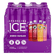 Sparkling Ice Zero Sugar Flavored Sparkling Water Variety Pack 17 oz Bottles