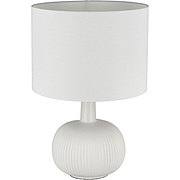 Haven + Key White Ceramic Table Lamp