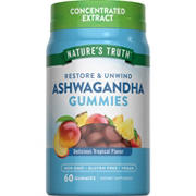 Nature's Truth Restore & Unwind Ashwagandha Gummies - Tropical
