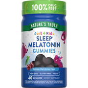 Nature's Truth Just 4 Kidz Sleep Melatonin Gummies - Cherry Flavor
