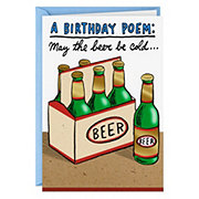 Hallmark Shoebox Cold Beers Funny Birthday Card - E13