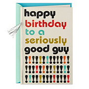 Hallmark Shoebox Good Guy Birthday Card - E53