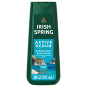 Irish Spring Active Scrub Body Wash for Men