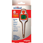 H-E-B inControl 8 Second Digital Thermometer Flexible Tip