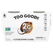 Too Good & Co. Coconut Flavored Lower Sugar, Low Fat Greek Yogurt Cultured Product