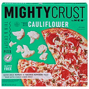 MightyCrust by H-E-B Frozen Cauliflower Pizza - Hatch Chile Peppers & Pepperoni