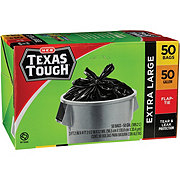 H-E-B Texas Tough Extra Large Trash Bags, 50 Gallon