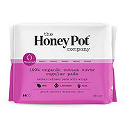 The Honey Pot Herbal-Infused Pads with Wings - Regular 