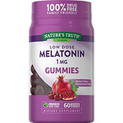 Nature's Truth Low Dose 1 mg Melatonin Gummies - Cherry Pomegranate