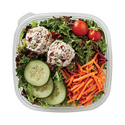 Meal Simple by H-E-B Garden Entrée Salad & Cranberry Pecan Turkey Salad