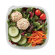 Meal Simple by H-E-B Garden Entree Salad with Rotisserie Chicken Salad