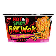 Nissin Hot & Spicy Fire Wok Scorchin' Sesame Shrimp Noodle Bowl