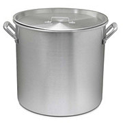 our goods Stockpot with Glass Lid - Pebble Gray - Shop Stock Pots & Sauce  Pans at H-E-B